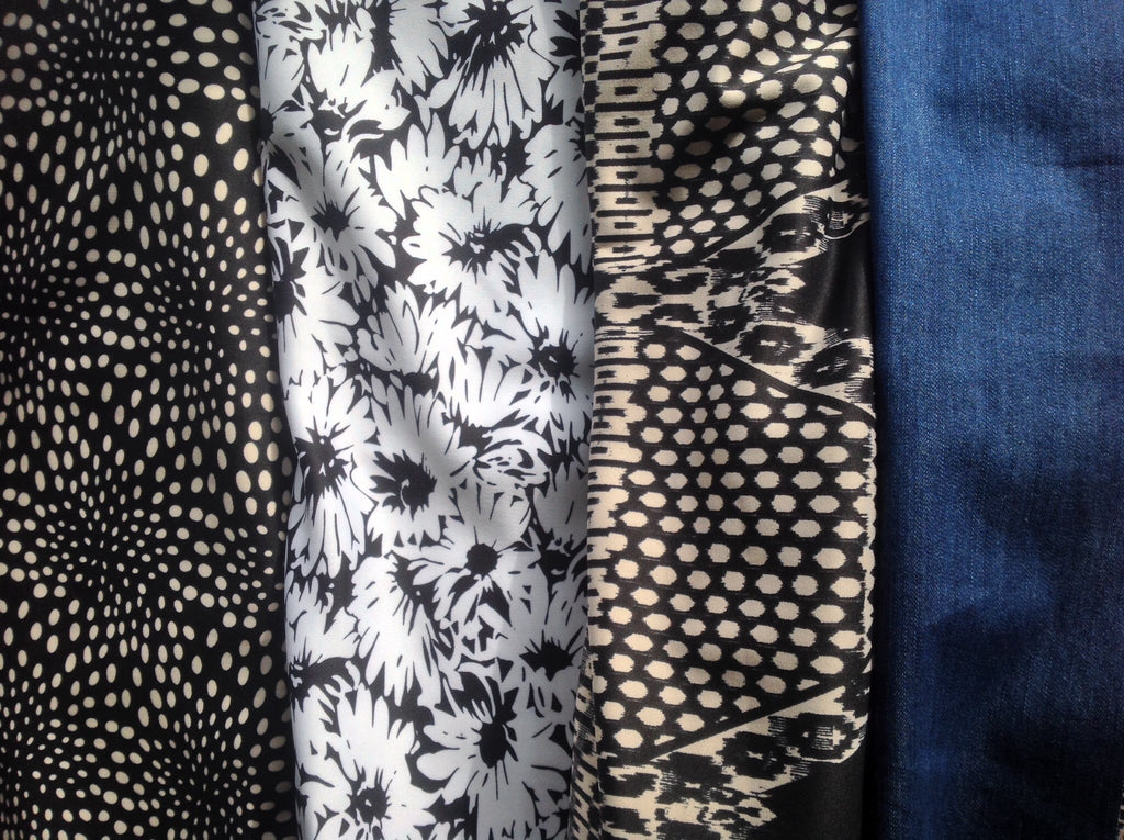 Fabric choices: Squigges, Dots, Flowers, or Honeycomb